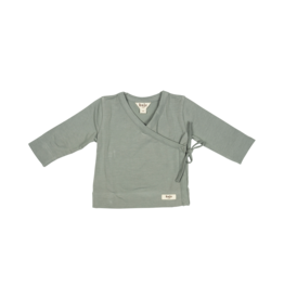 Baje Studio Duke top newborn greyish blue baby