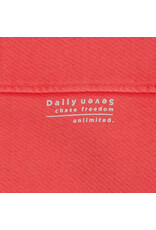 Daily7 Sweater Oversized Washed Flame Red
