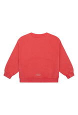 Daily7 Sweater Oversized Washed Flame Red