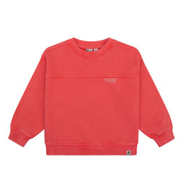 Daily7 Sweater Oversized Washed Flame Red