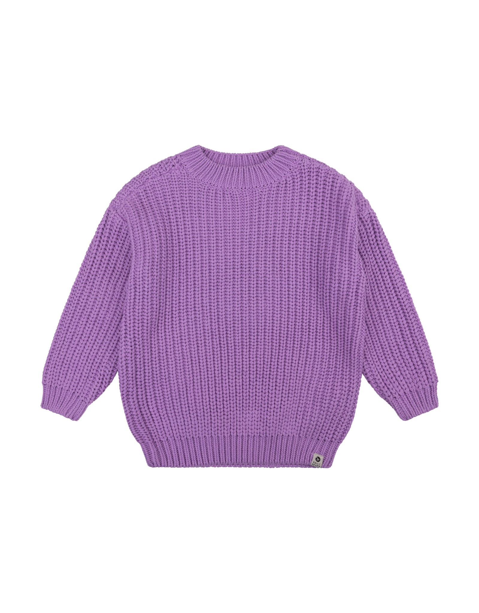 Daily7 Chunky Knitted Sweater Pastel Lilac
