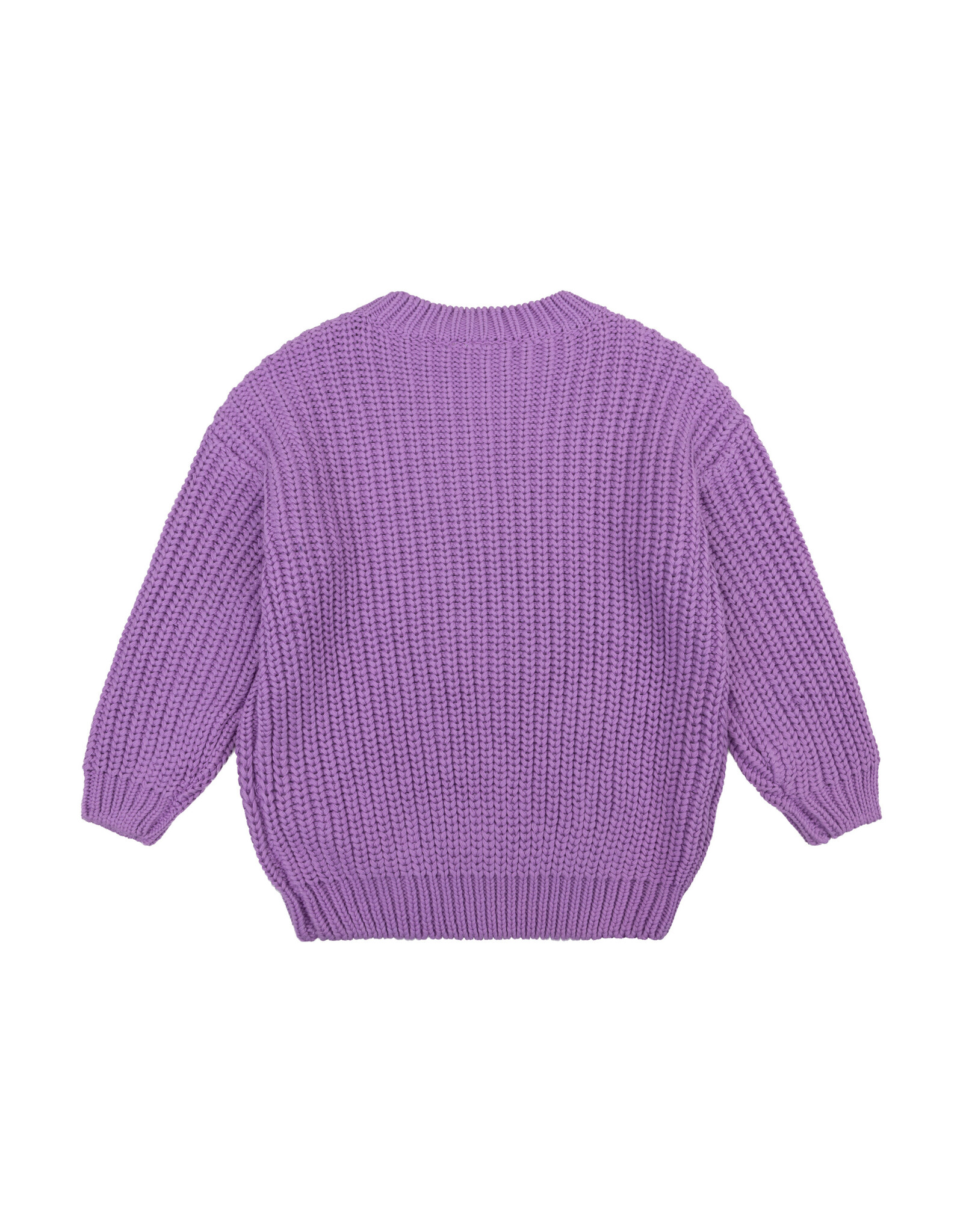Daily7 Chunky Knitted Sweater Pastel Lilac