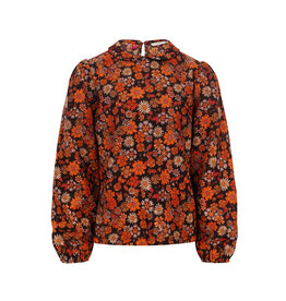 Little Looxs Little retro rib blouse Retro floral