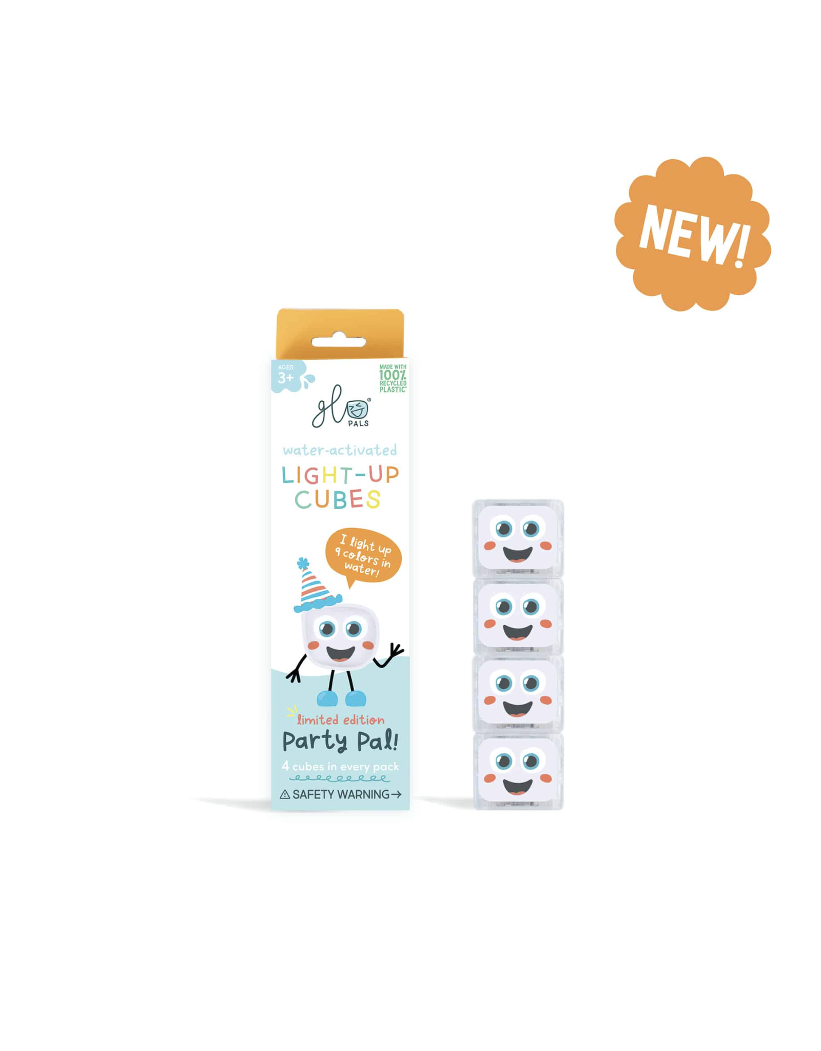Glo pals Glo Pals light up cubes ( set 4 ) Party