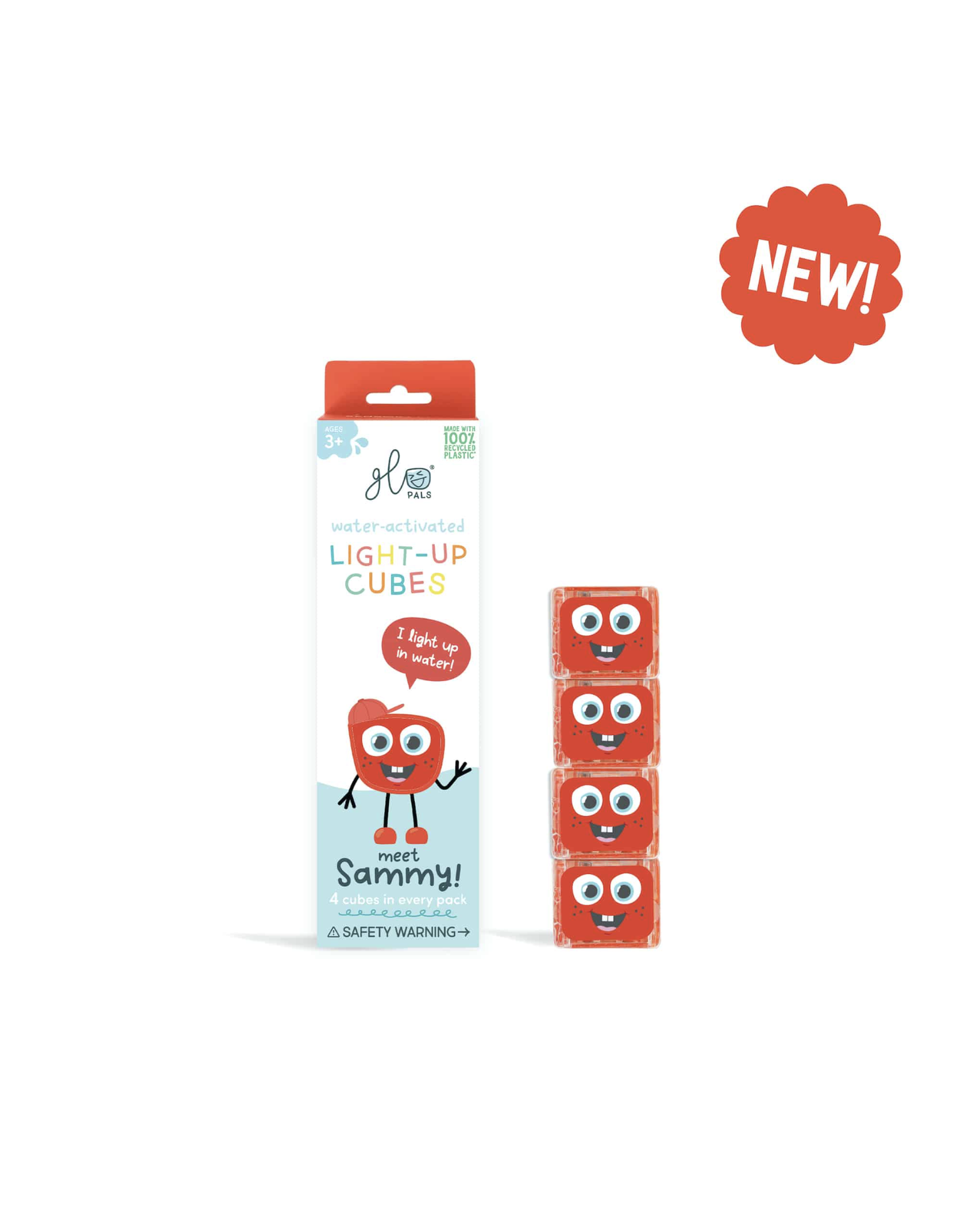 Glo pals Glo Pals light up cubes ( set 4 ) Sammy