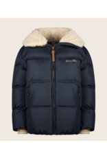 Like Flo Amaya Flo girls short fancy hooded jacket Navy Like Flo Amaya Flo girls short fancy hooded jacket Navy