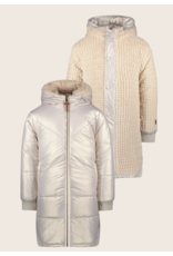 Like Flo Ariana Flo girls reversible hooded long jacket Metallic lt. Gold