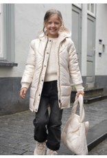 Like Flo Ariana Flo girls reversible hooded long jacket Metallic lt. Gold