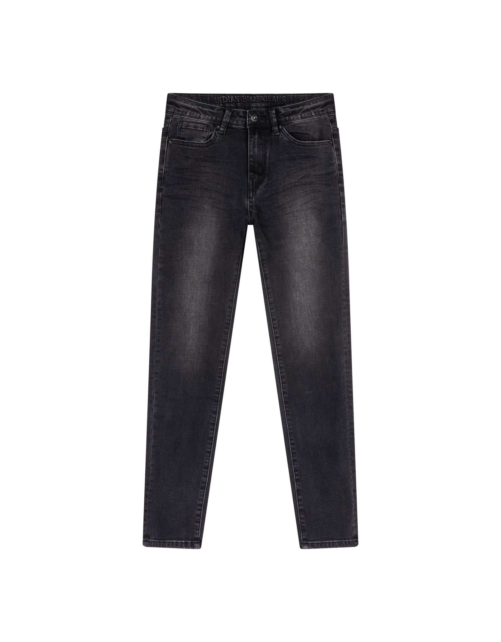 Indian Blue Jeans Black Max Straight Fit Black Denim