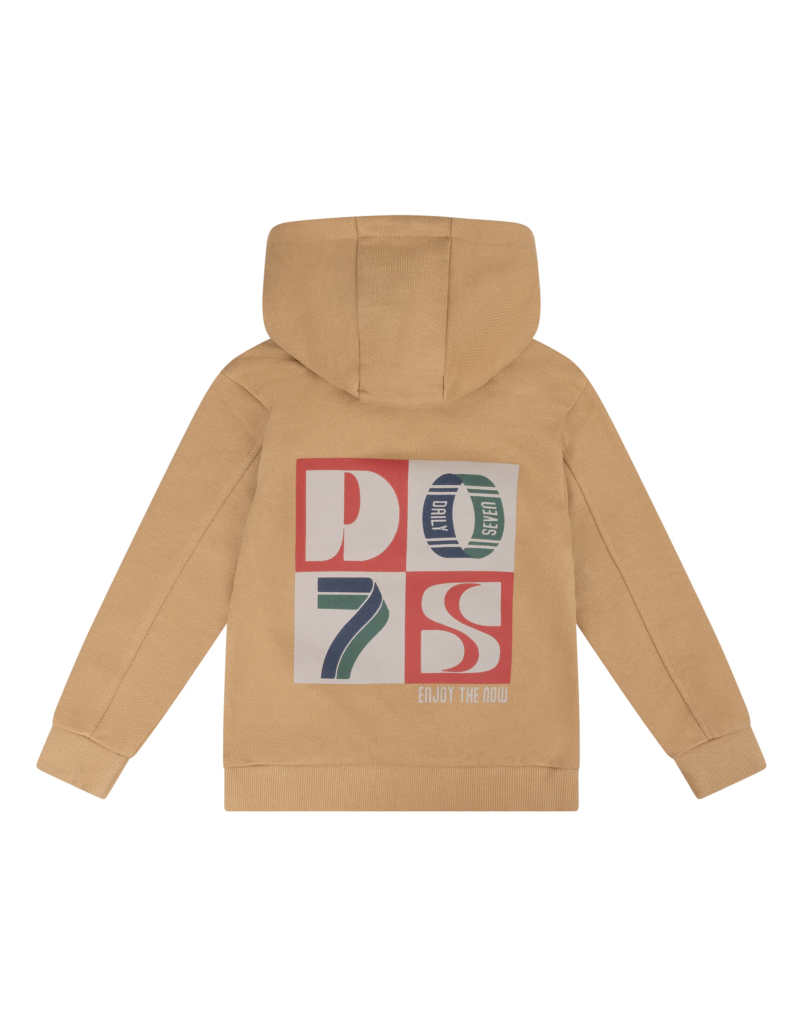 Daily7 Hoodie Backprint D7 Dark Sand W24