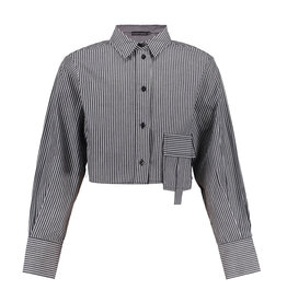 FRANKIE&LIBERTY Pixie Blouse STRIPES BLACK WHITE