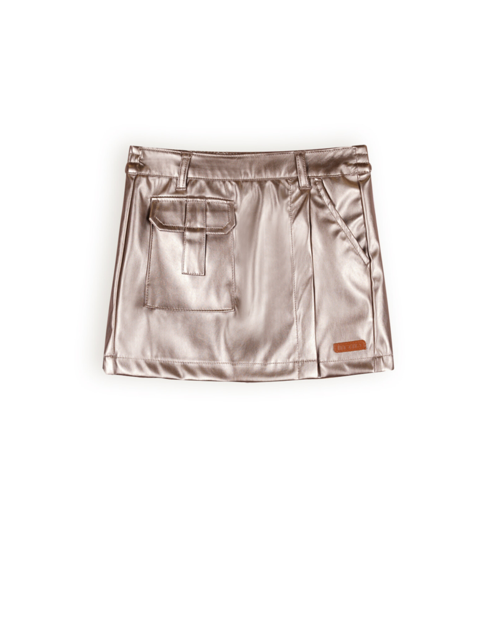 Nono Simona coated bronze skort Sand Blush