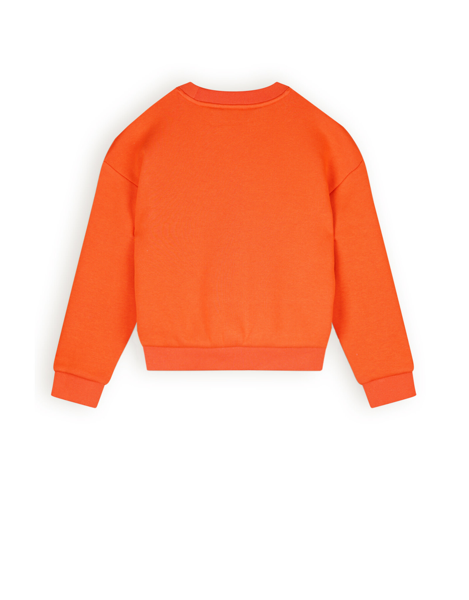 Nono Konono logo sweater in soft furry sweat Flame Red
