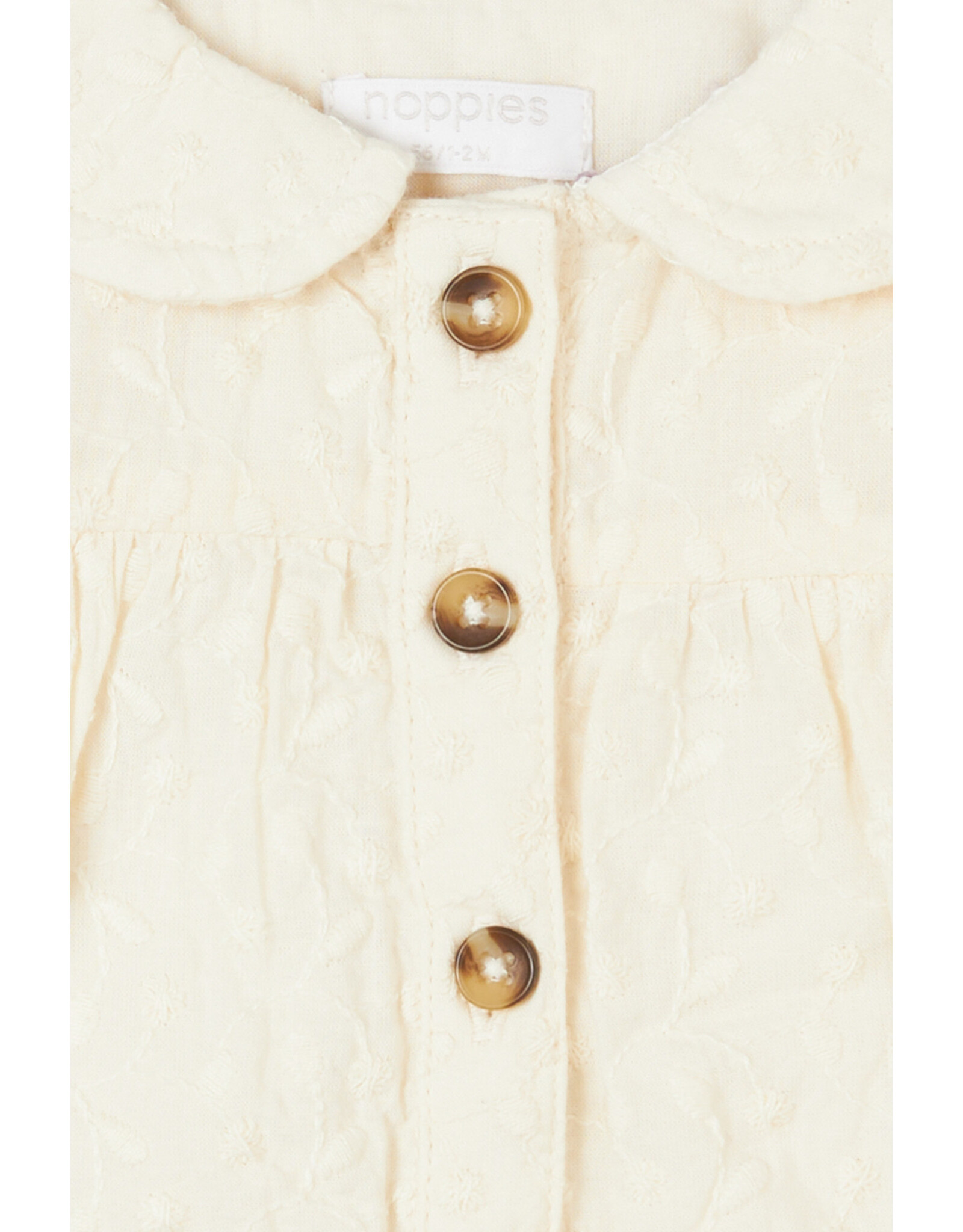 Noppies Girls Blouse Fabrezan long sleeve Buttercream W24