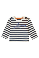 Noppies Boys Tee Ger long sleeve stripe Buttercream