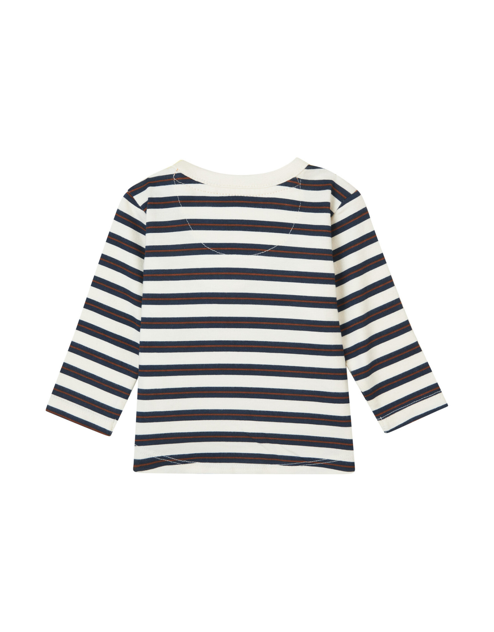 Noppies Boys Tee Ger long sleeve stripe Buttercream