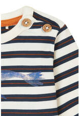 Noppies Boys Tee Ger long sleeve stripe Buttercream