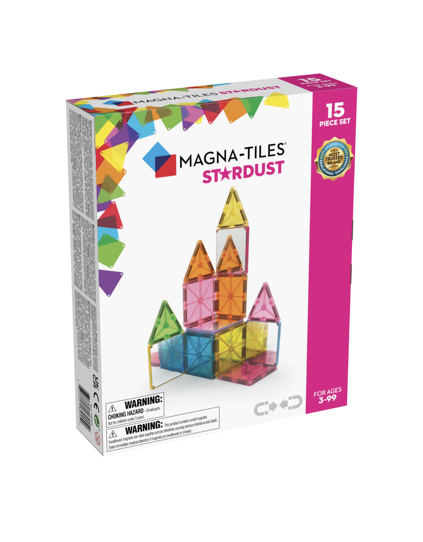 Magna-Tiles Magna Tiles Stardust 15 piece set