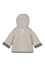 Feetje Bouclé omkeerbaar jasje met capuchon - Forever Bestie Blauw 56