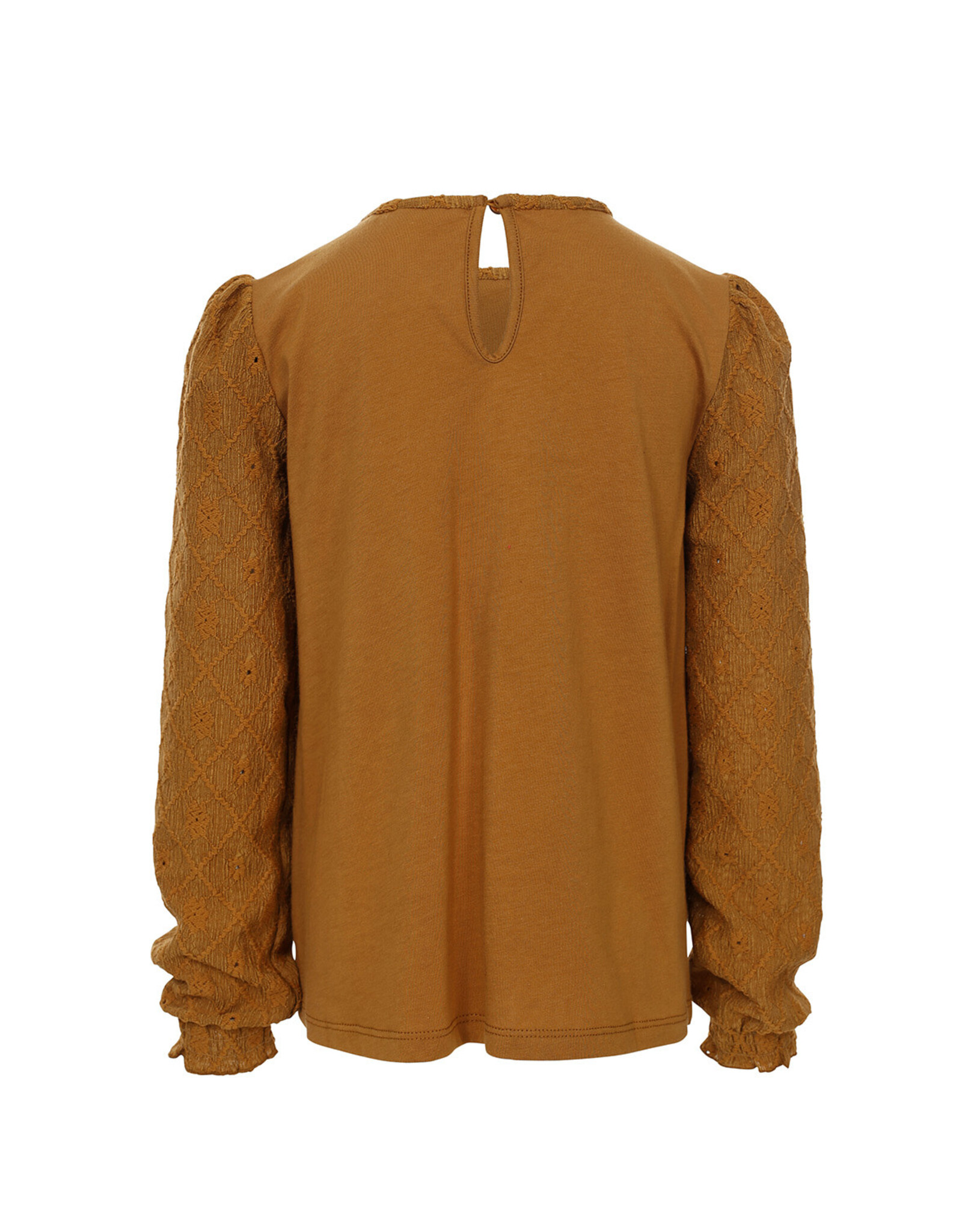 Little Looxs Little lace top wide Ochre yellow