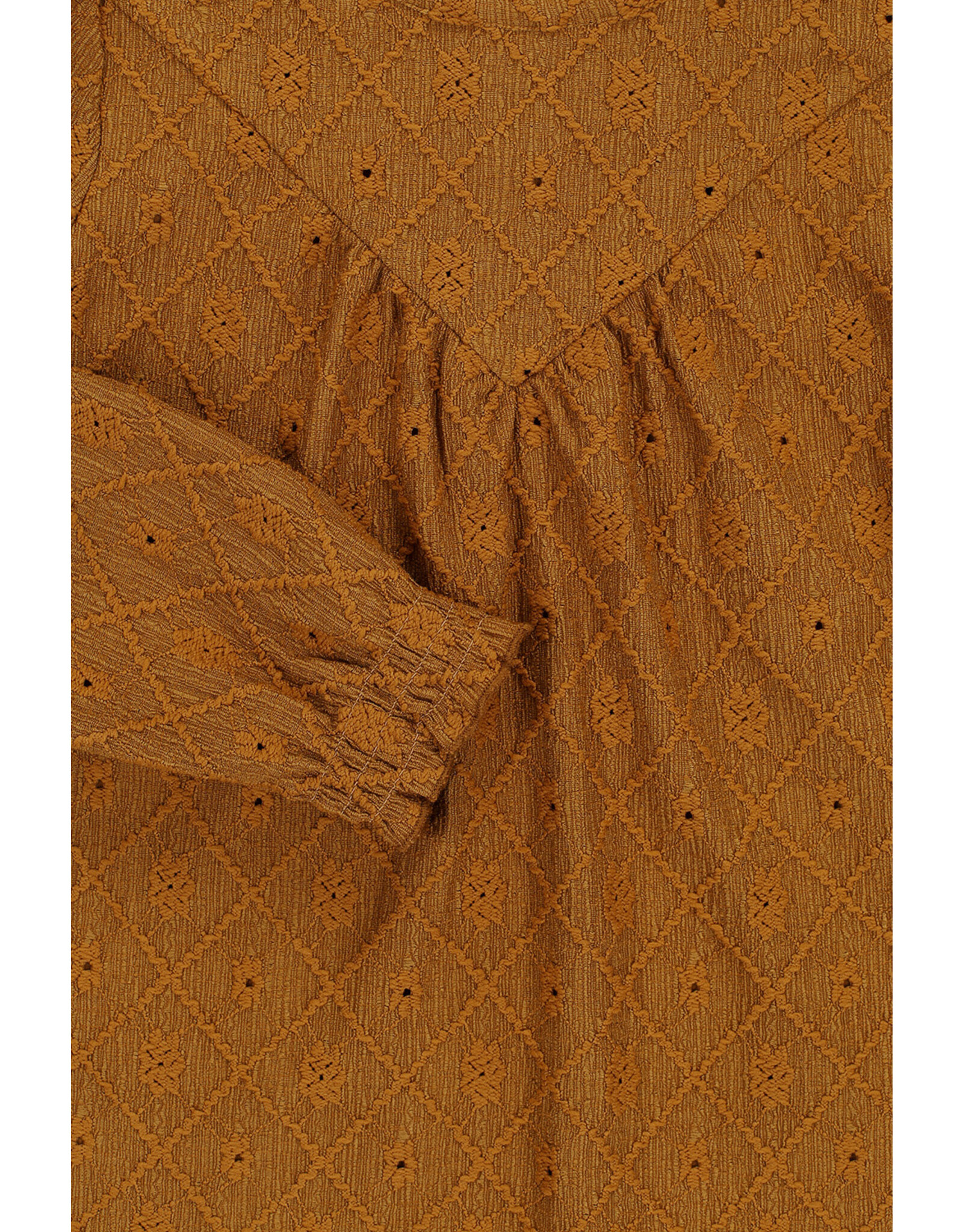 Little Looxs Little lace top wide Ochre yellow