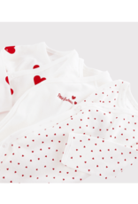 Petit Bateau 3 BODIES NAISS ML hart  varianN46