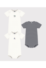 Petit Bateau 3 BODIES US MC  u    varian3M Petit Bateau 3 BODIES US MC  u    varian3M