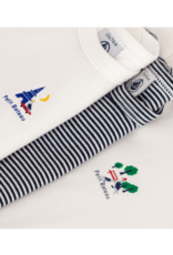 Petit Bateau 3 BODIES US MC  u    varian6M