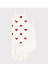 Petit Bateau 3 BODIES A BRETELLESvarian24M hart