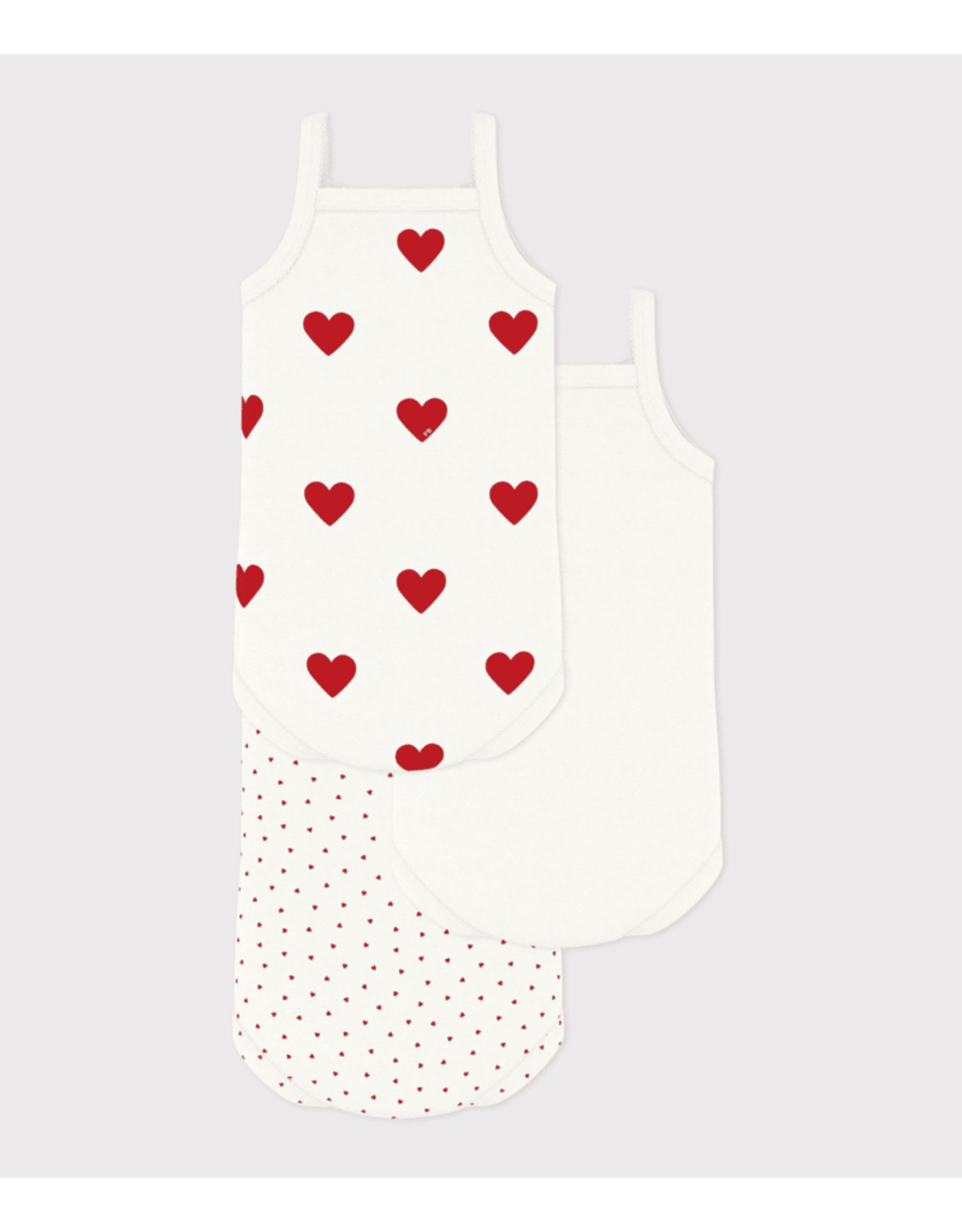 Petit Bateau 3 BODIES A BRETELLESvarian24M hart