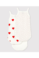 Petit Bateau 3 BODIES A BRETELLESvarian24M hart