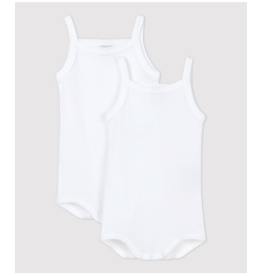 Petit Bateau 2 BODIES A BRETELLESvarian18M