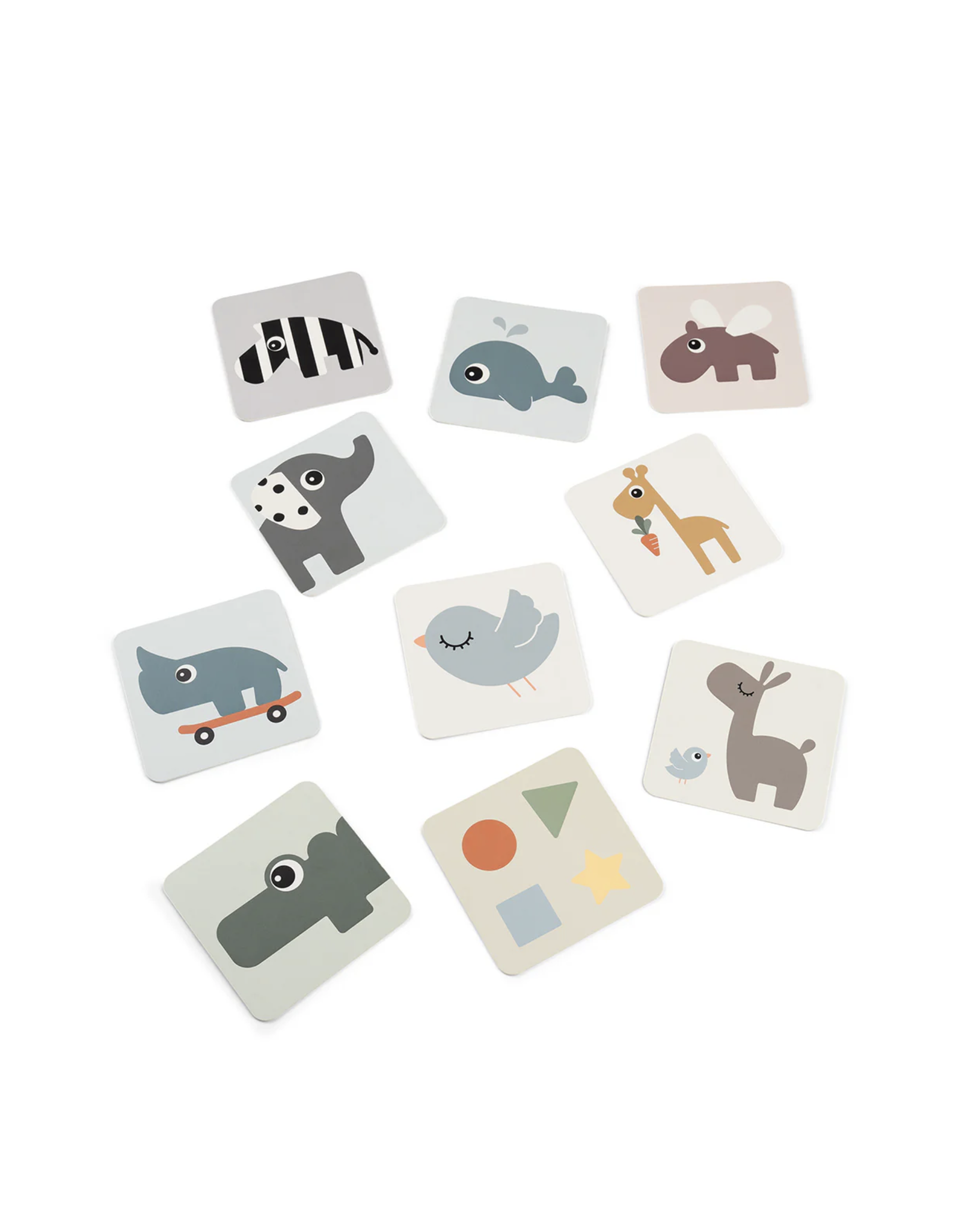 Done by Deer Baby contrast card 10 pack Deer friend