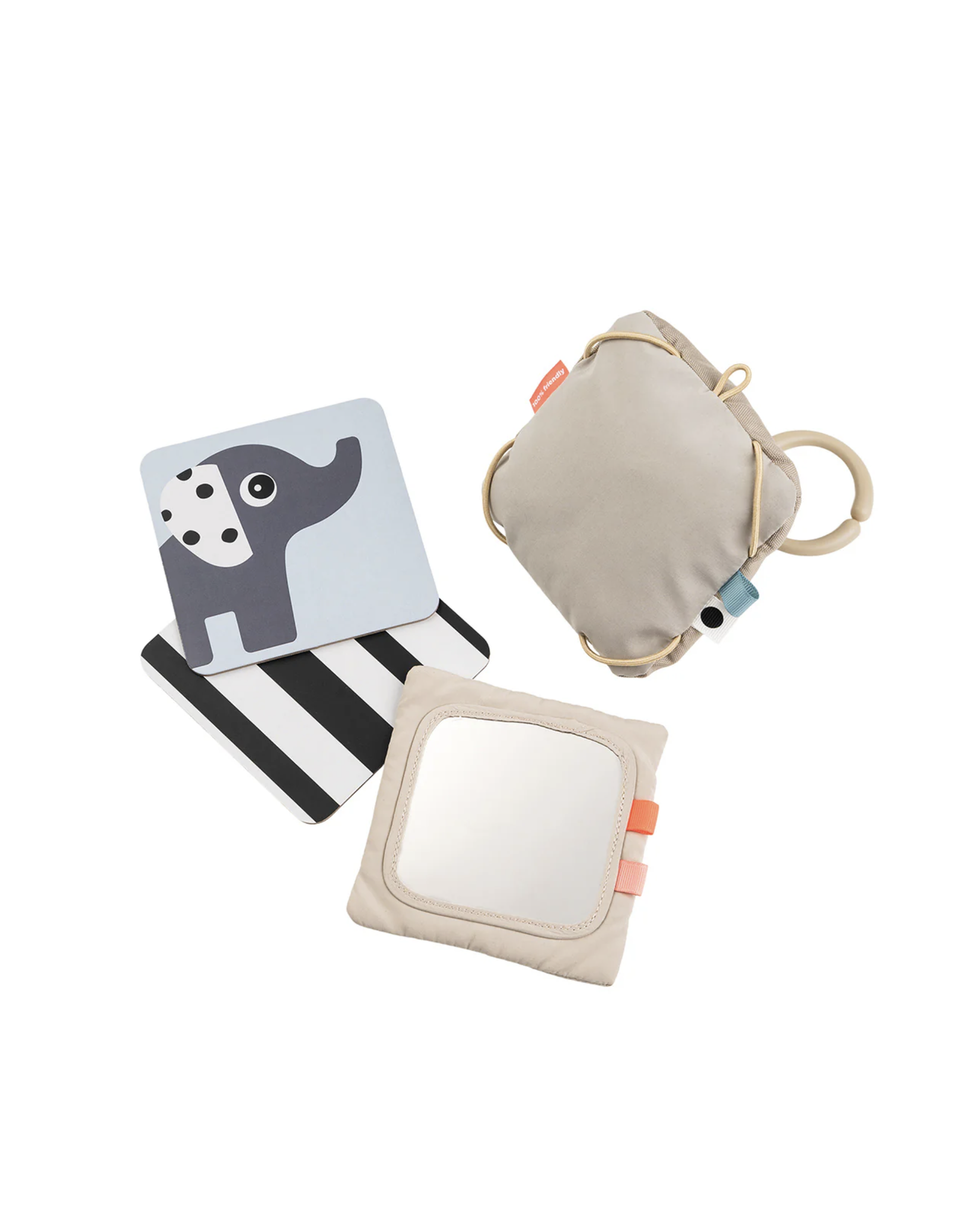 Done by Deer Baby contrast card holder Deer friends