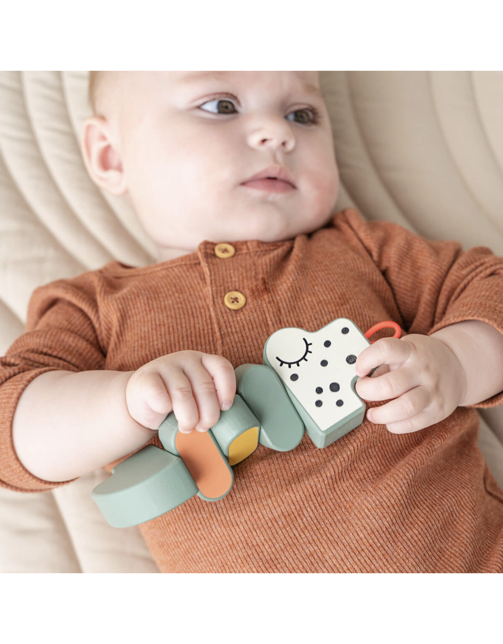 Done by Deer Twist & tum toy Croco Green