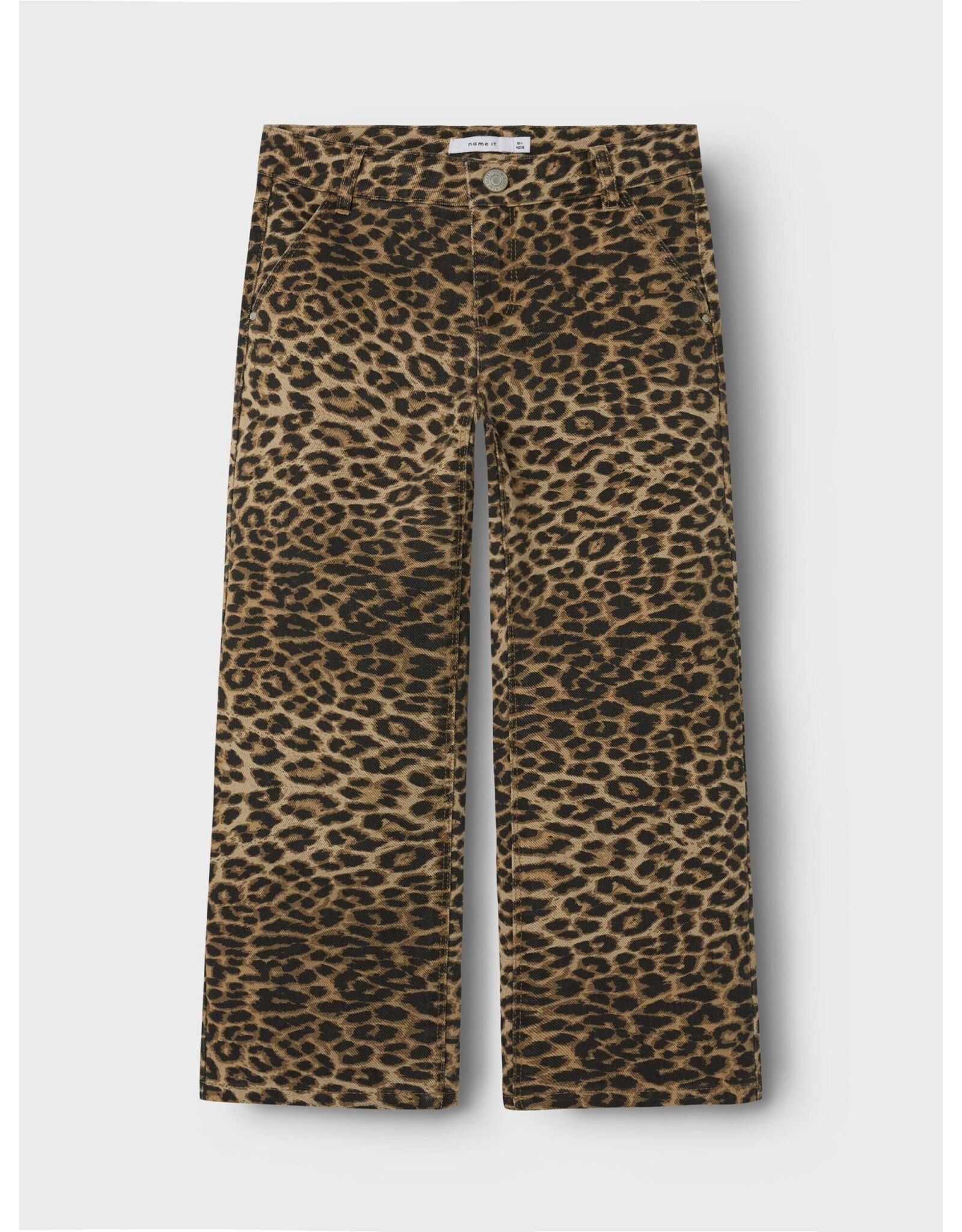 Name it NKFROSE WIDE TWI PANTS 4444-TD O Silver Mink