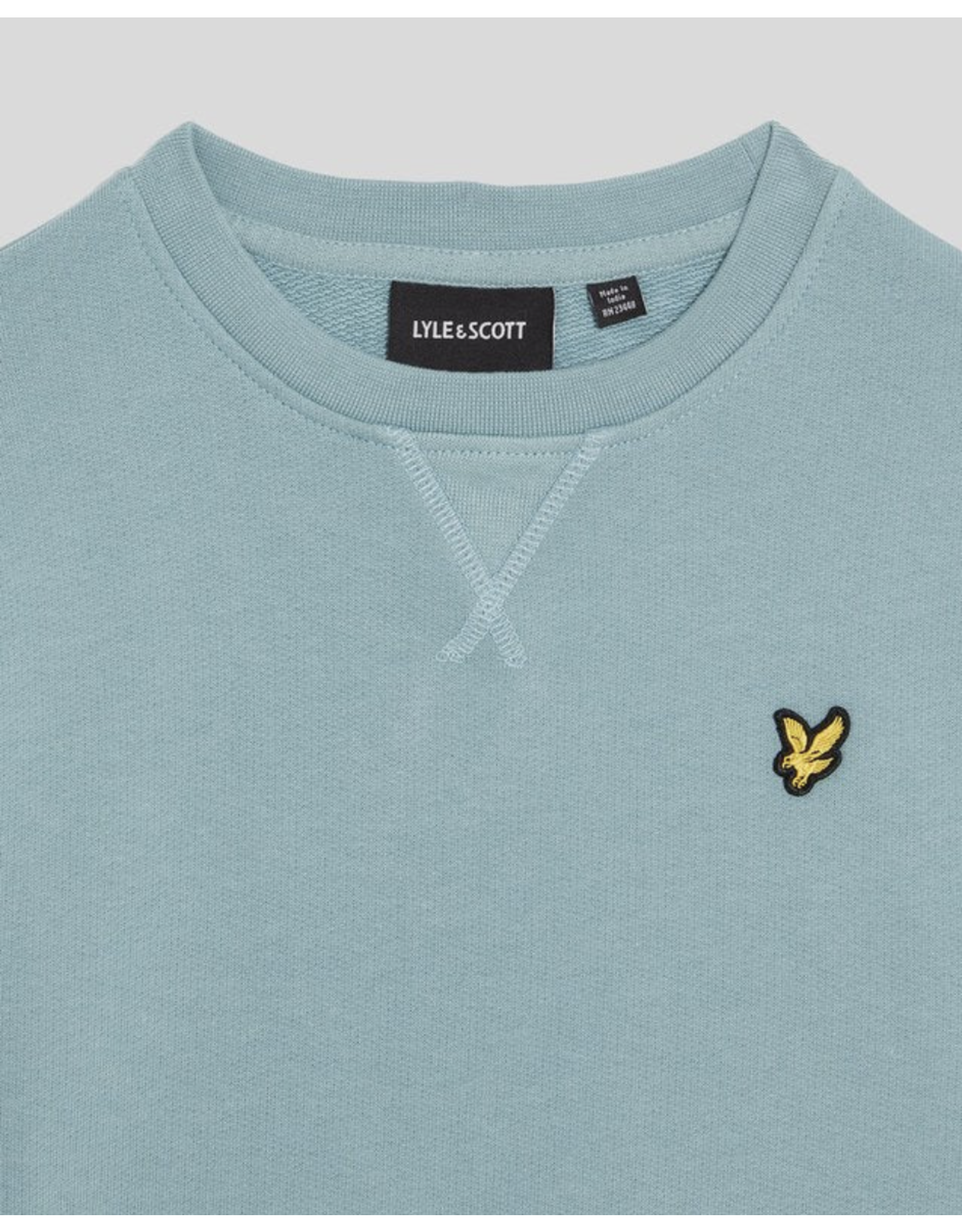 Lyle & Scott Crew Neck Sweatshirt X304 Blue Smoke