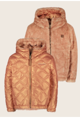 Like Flo Aimee Flo girls reversible hooded jacket Warm orange