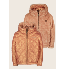 Like Flo Aimee Flo girls reversible hooded jacket Warm orange