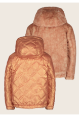 Like Flo Aimee Flo girls reversible hooded jacket Warm orange
