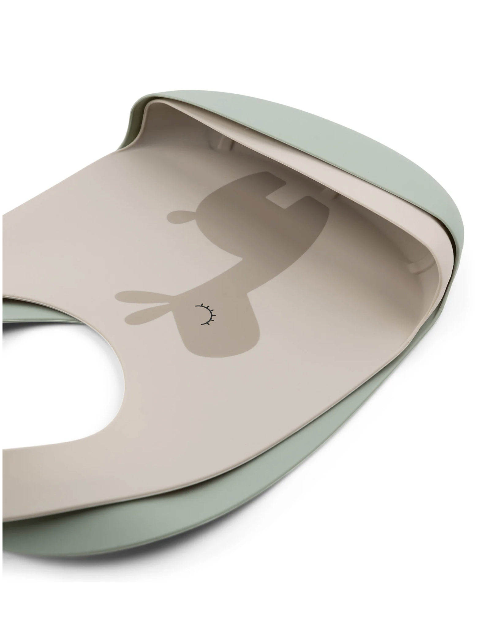 Done by Deer Silicone bib 2-pack Lalee Sand/Green