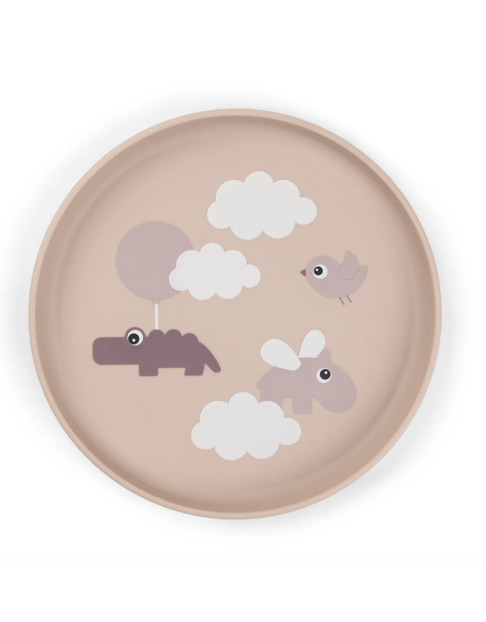Done by Deer Foodie plate Happy clouds Powder