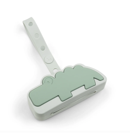 Done by Deer Silicone pacifier poch Croco Green