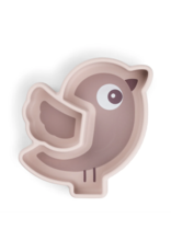 Done by Deer Silicone Stick&Stay snack plate Birdee Powder Done by Deer Silicone Stick&Stay snack plate Birdee Powder