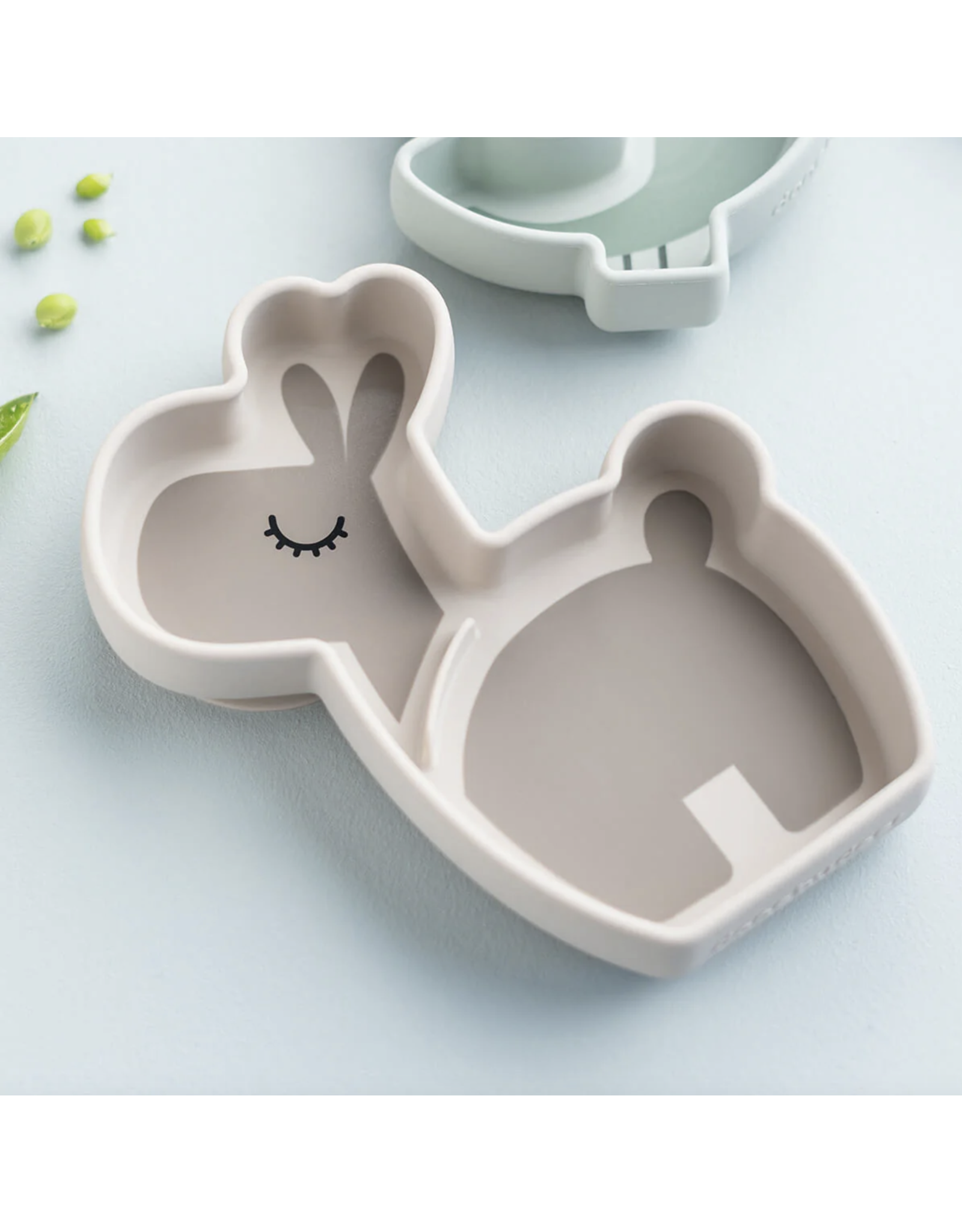 Done by Deer Silicone Stick&Stay snack plate Lalee Sand