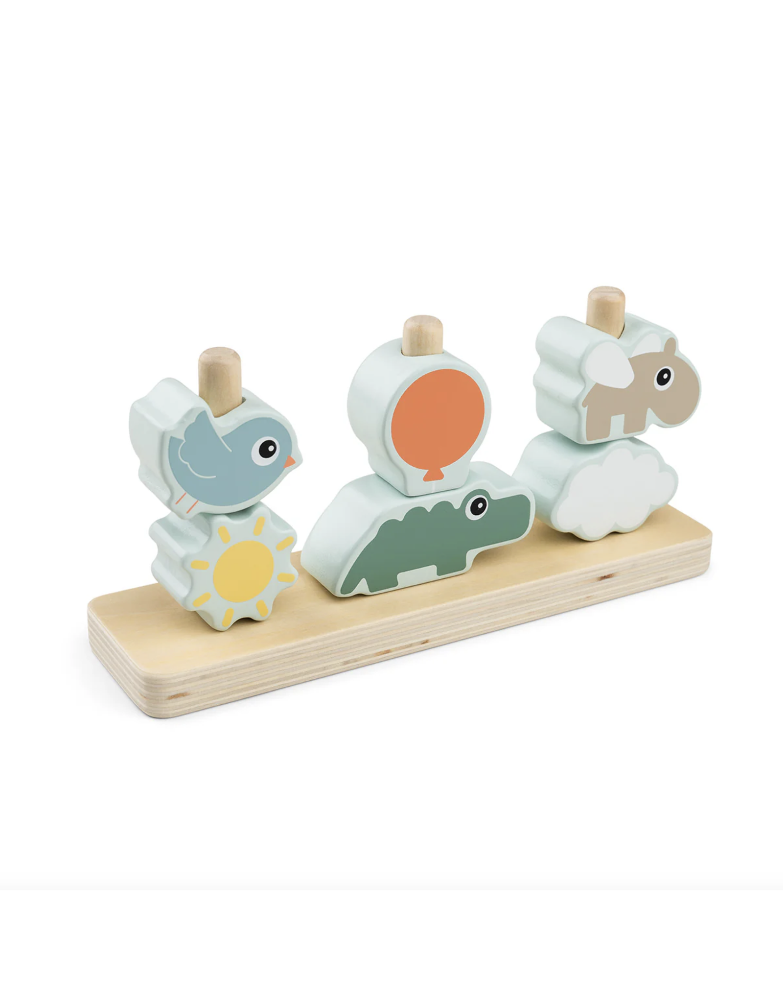 Done by Deer Stacking toy Happy clouds Colour mix