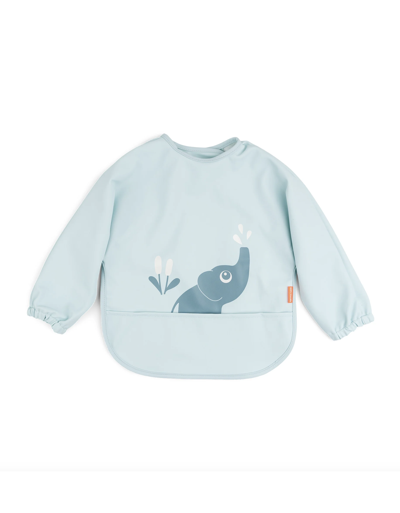 Done by Deer Sleeved pocket bib Elphee Blue