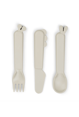 Done by Deer Kiddish cutlery set Deer friends Sand Done by Deer Kiddish cutlery set Deer friends Sand