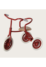 Maileg Abri a tricycle Mouse Red