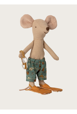 Maileg Beach mice, Big brother in cabin de plage Maileg Beach mice, Big brother in cabin de plage